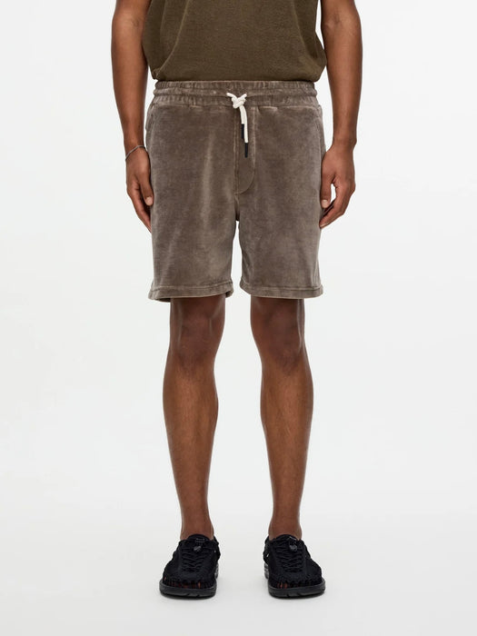 OAS Velour Shorts in Morel