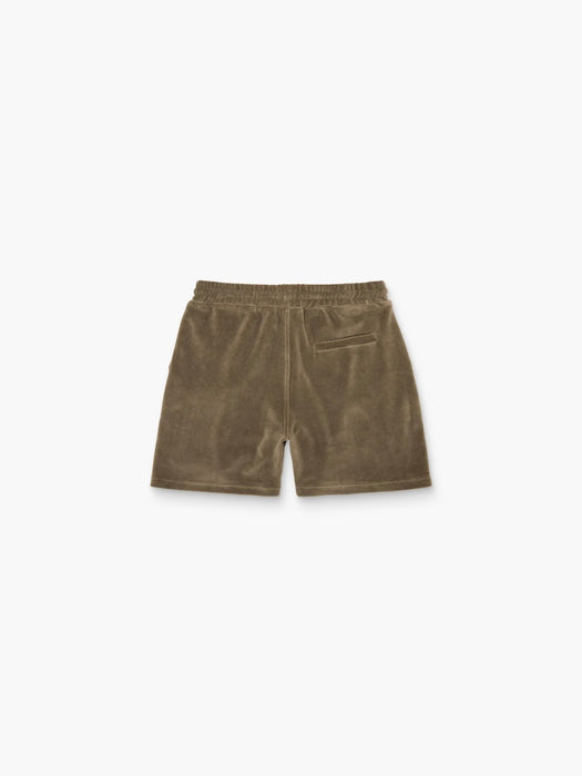 OAS Velour Shorts in Morel