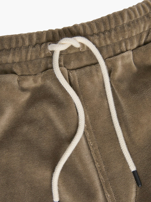 OAS Velour Shorts in Morel