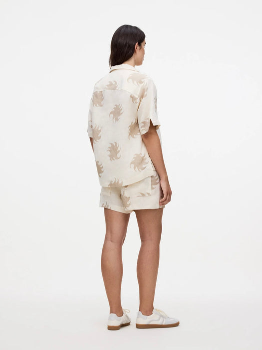 OAS Women Jaffa Linen Shirt in Hazel Ember