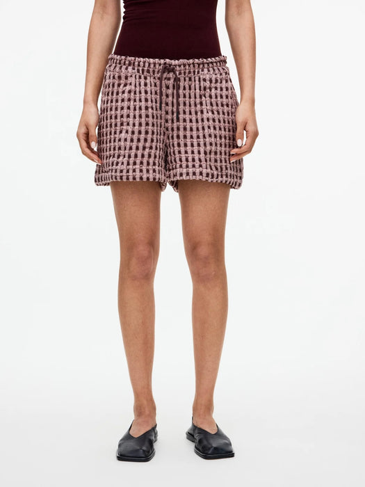 OAS Women Drizzle Waffle Shorts in Ferratelle