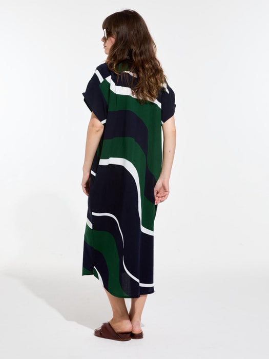 Mapoésie Syracuse Madone Dress in Green
