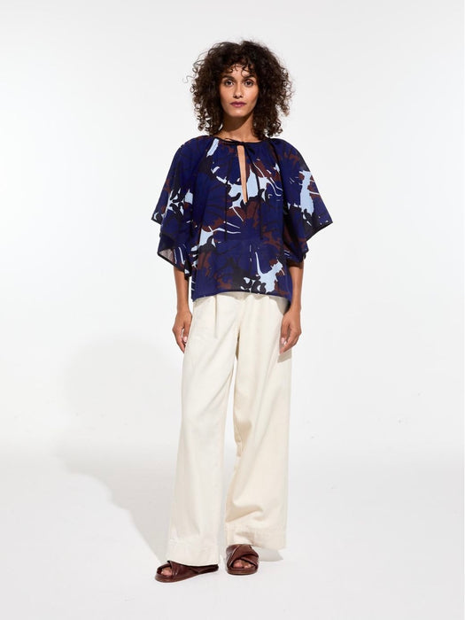 Mapoésie Lita Pavot Top in Blue
