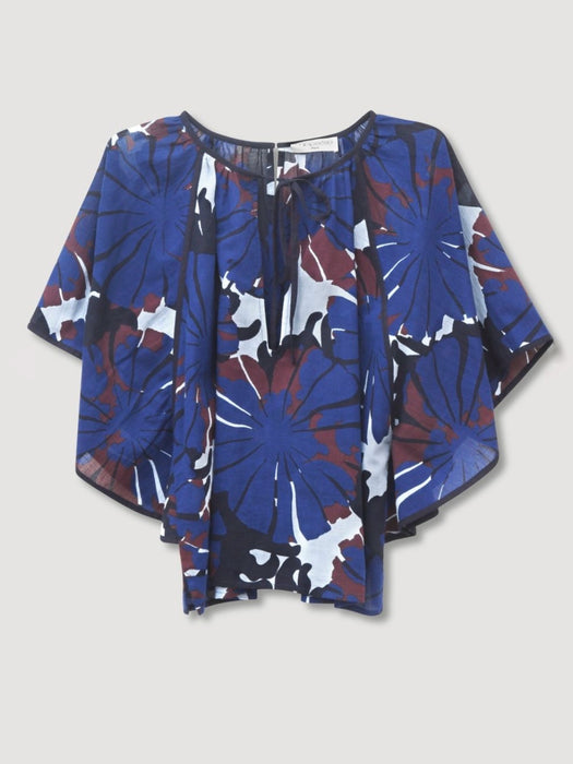 Mapoésie Lita Pavot Top in Blue