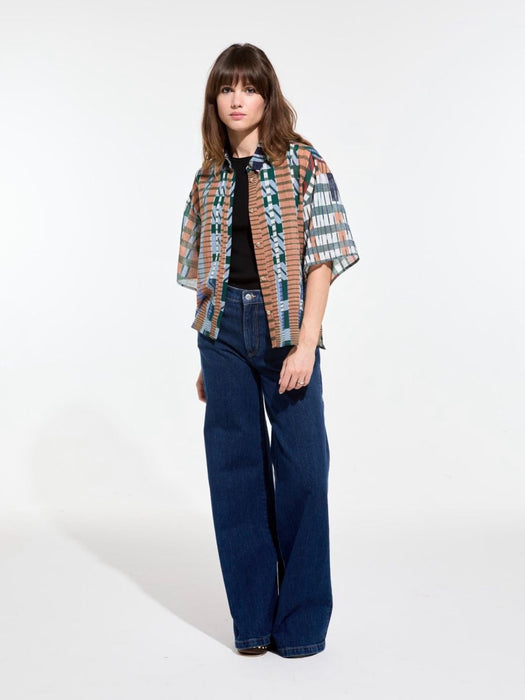 Mapoésie Andrew Utopie Shirt in Blue