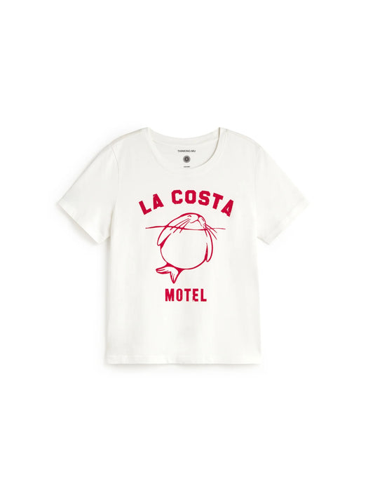 Thinking Mu Animal Motel Ida T-Shirt in White