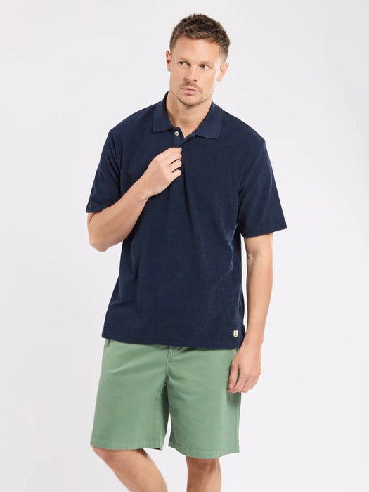 Armor Lux Bouclette Polo in Marine Deep