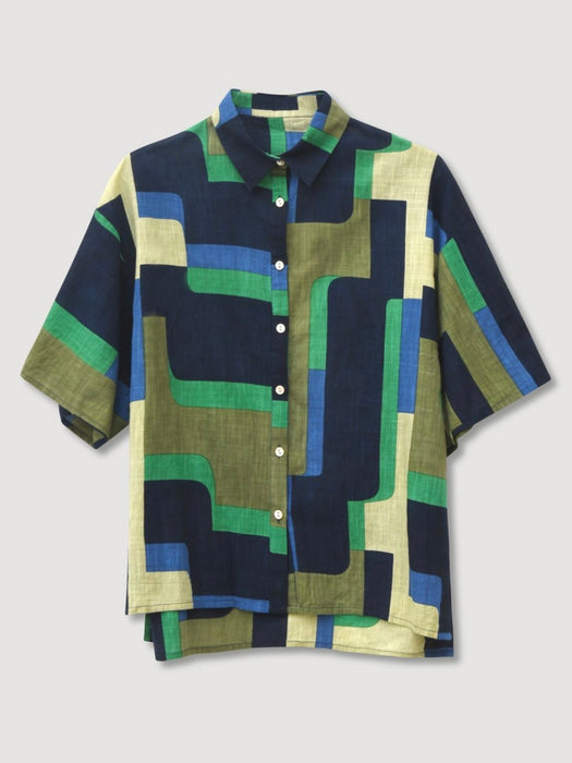 Mapoésie Andrew Arum Shirt in Green