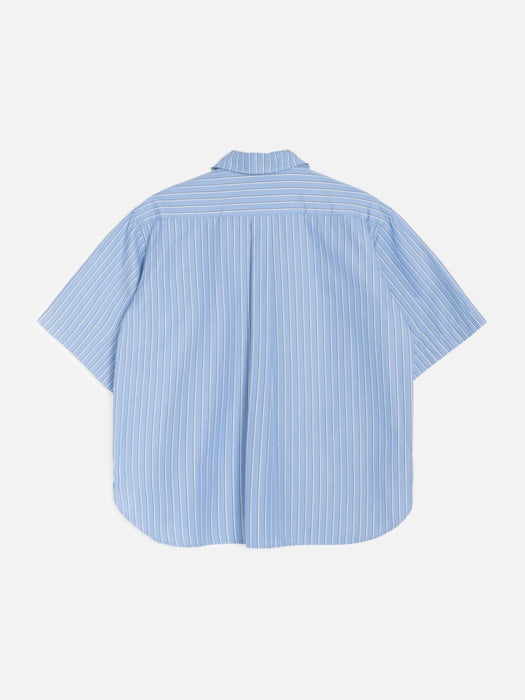 YMC Women Eva Shirt in Blue Multi