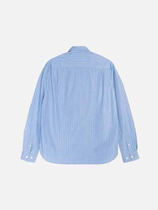 YMC Men Curtis Shirt in Blue Multi