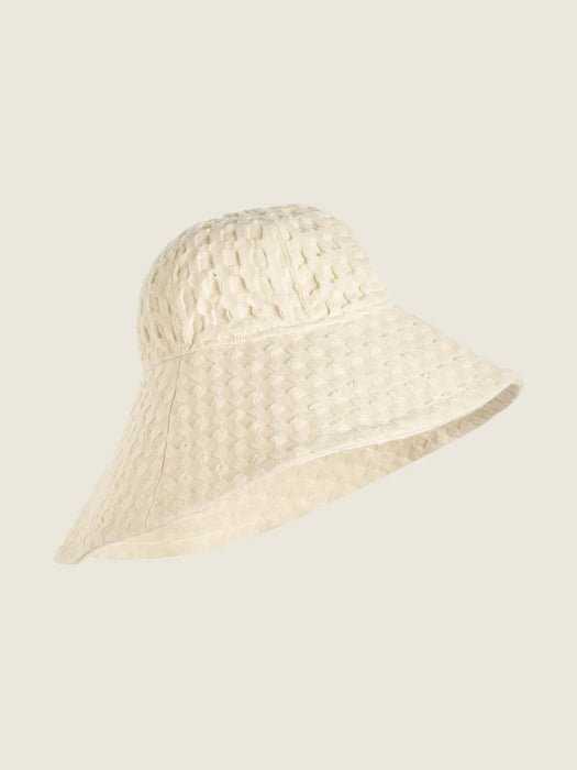 OAS Women Waffle Brim Hat in Ecru