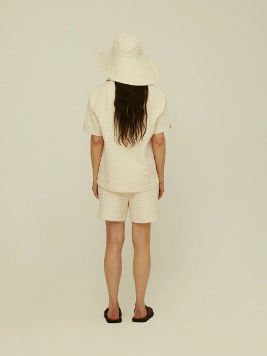 OAS Women Waffle Brim Hat in Ecru