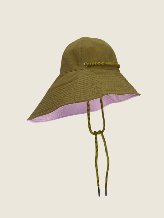 OAS Women Brim Hat in Camel Canvas