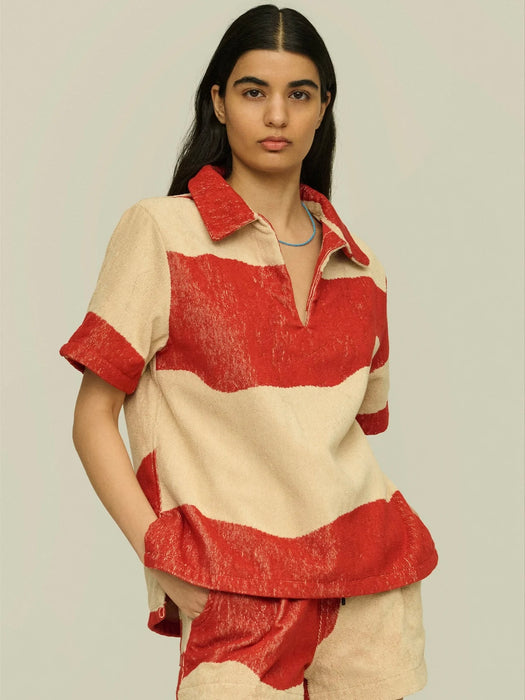 OAS Women Jaffa Terry Shirt in Amber June