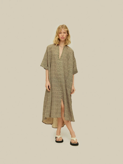 OAS Women Tangelo Linen Dress in Dimi