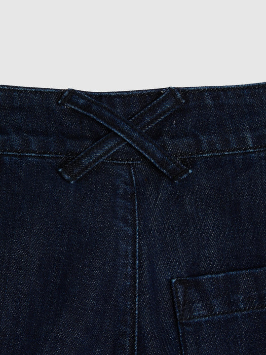 YMC Women Deadbeat Trouser in Indigo Denim