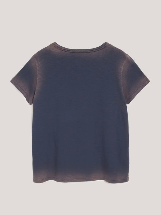 YMC Women Day T-shirt in Washed Navy