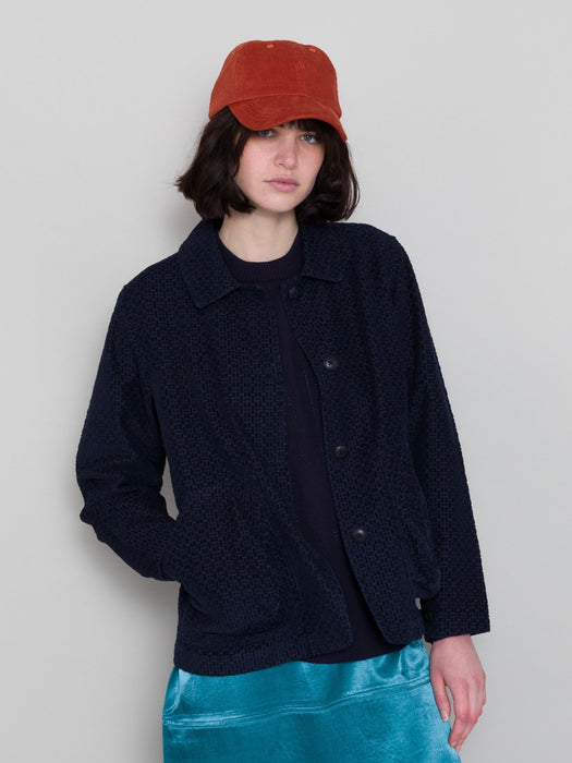 Folk Women Prism Jacket in Navy Cord