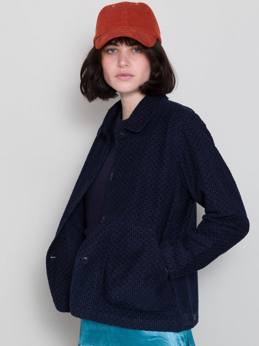 Folk Women Prism Jacket in Navy Cord