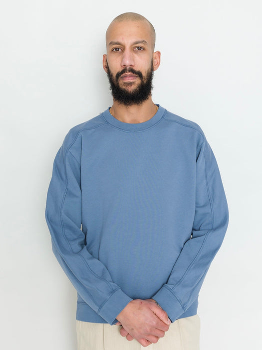 Folk Prism Sweat in Soft Blue