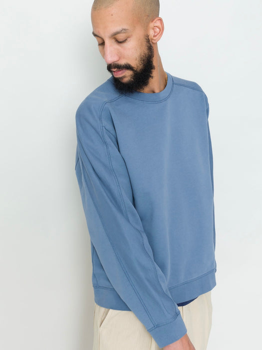 Folk Prism Sweat in Soft Blue