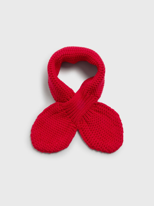 YMC Women Slotted Scarf in Red
