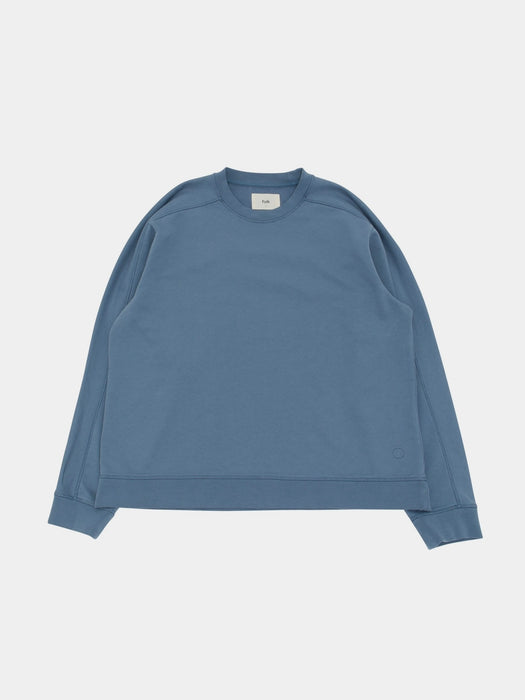 Folk Prism Sweat in Soft Blue