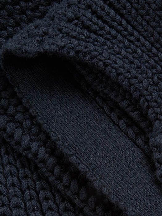 YMC Women Slotted Scarf in Navy