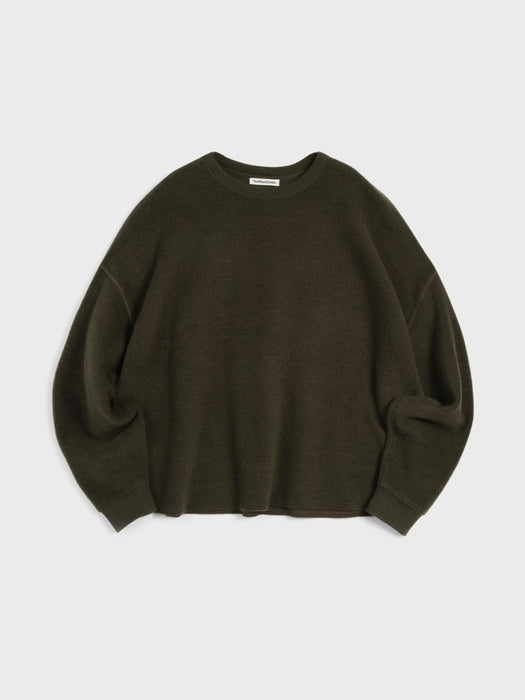 YMC Women Studio Sweatshirt in Dark Green