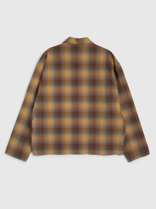 YMC Men PJ Overshirt in Multi Check