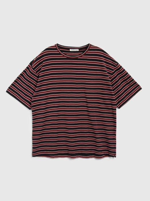 YMC Men Triple T-shirt in Multi Stripe