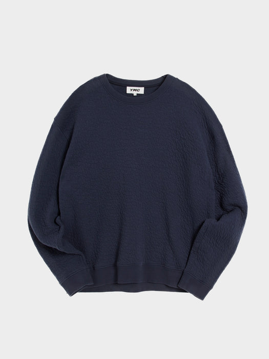 YMC Men Fauss Sweatshirt in Navy