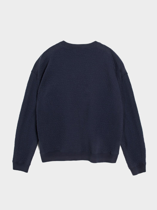 YMC Men Fauss Sweatshirt in Navy