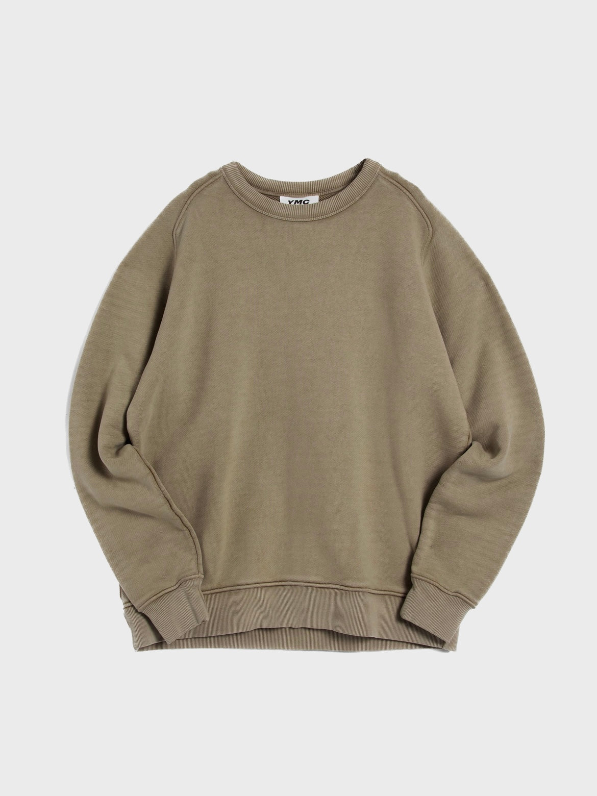 YMC Men Almost Grown Sweatshirt in Olive Green