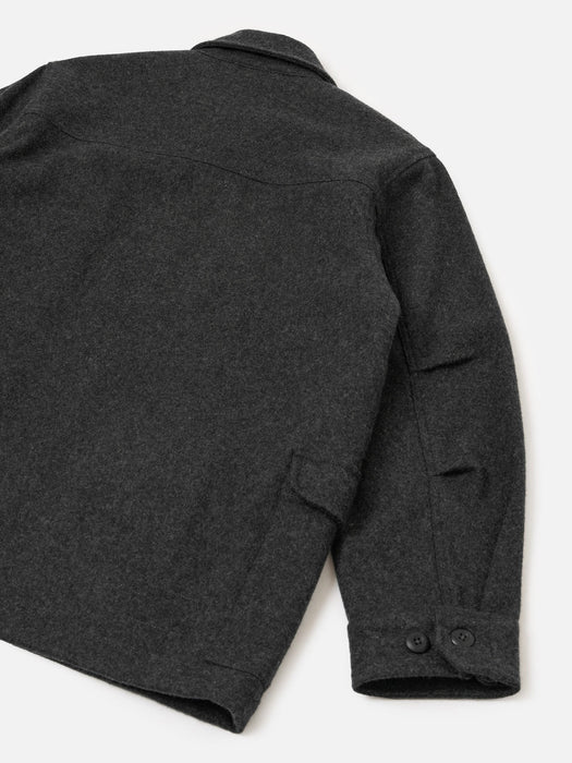 Universal Works Heavy Duty Jacket in Grey Marl Mowbray