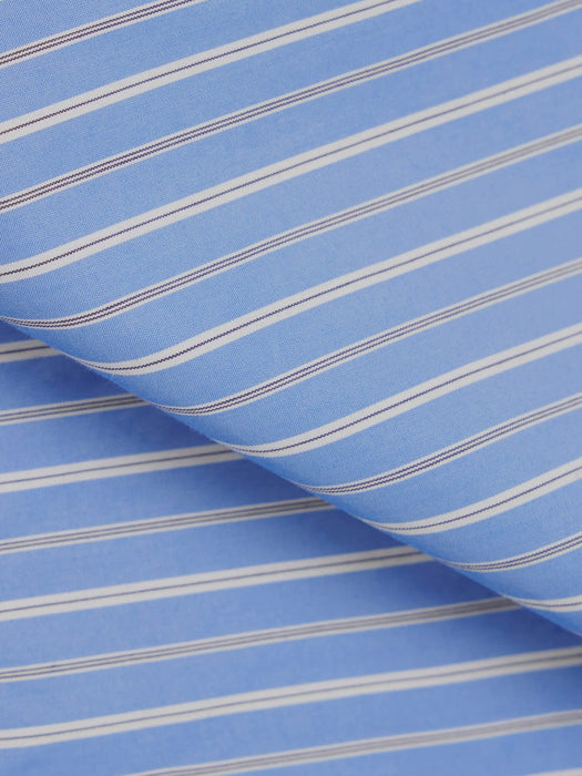 Universal Works Lucky Shirt in Refab Blue Stripe