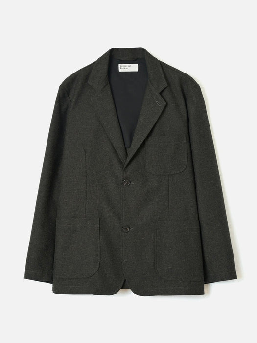 Universal Works Two Button Jacket in Olive Tweed