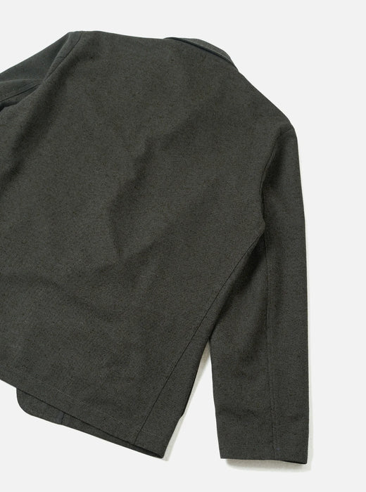 Universal Works Two Button Jacket in Olive Tweed
