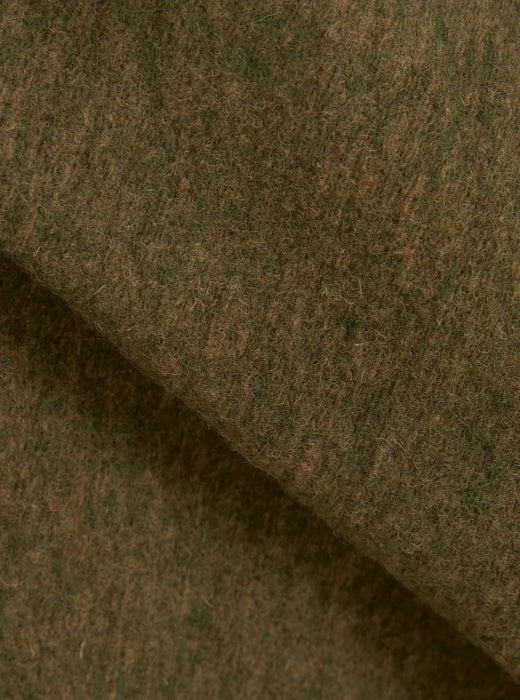 Universal Works Rams Jacket in Olive Wool Mix