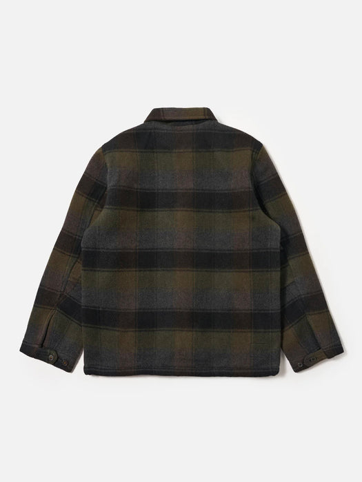 Universal Works Wayfarer Jacket in Black/Brown Berlin Check