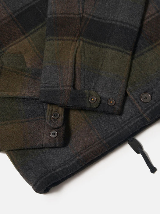 Universal Works Wayfarer Jacket in Black/Brown Berlin Check