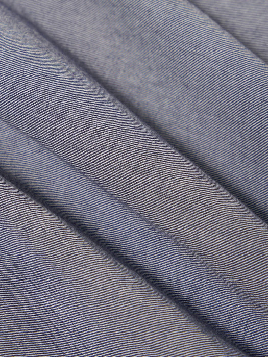 Universal Works Lazy Day Shirt in Navy Neptune Cotton