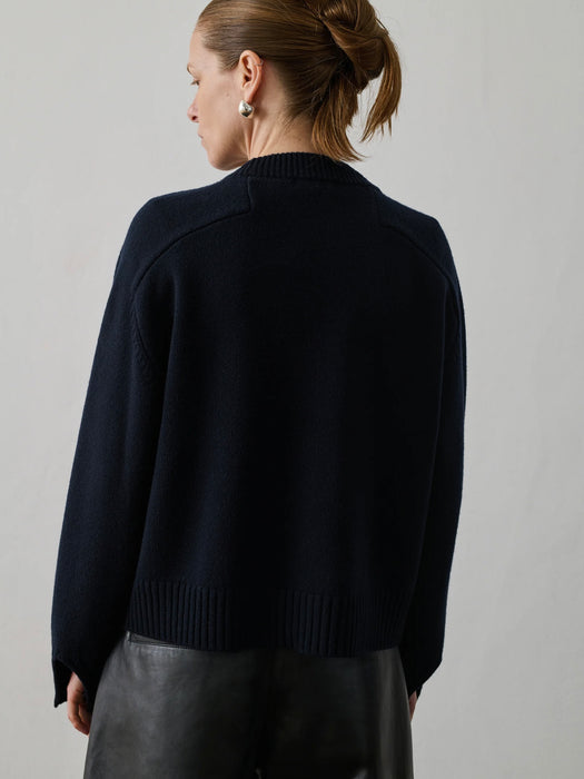Soeur Will Maille Knit in Navy