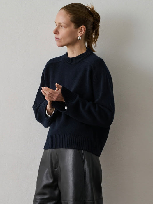 Soeur Will Maille Knit in Navy