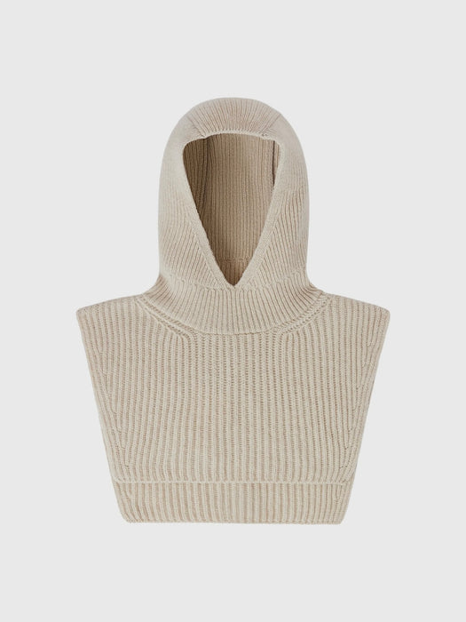 Soeur Sud Hood Balaclava in Ecru Chine