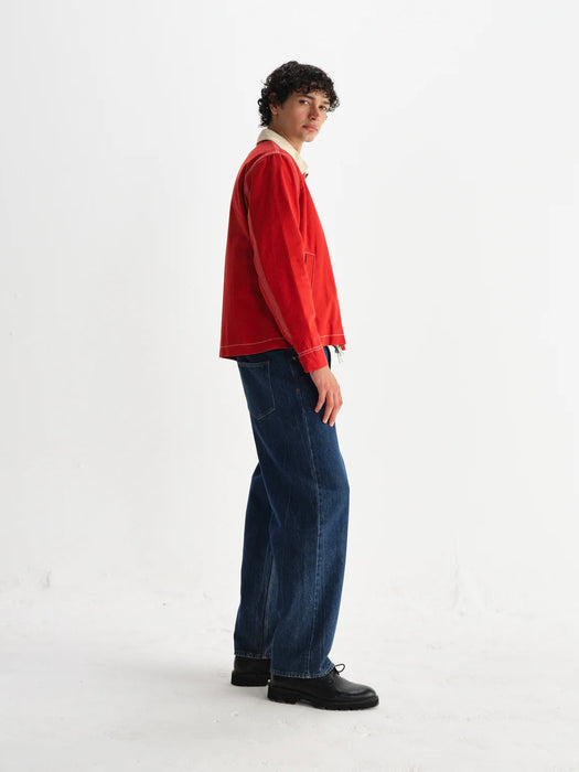 Wax Mason Canvas Jacket in Red