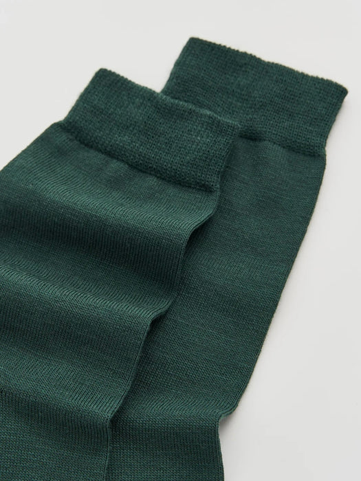 Pairs Merino Socks in Dark Green
