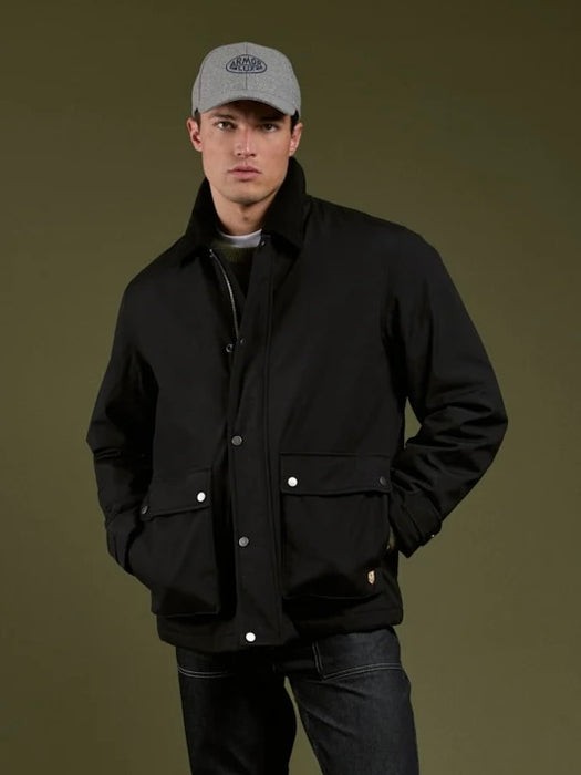 Armor Lux Quilted Jacket in Black