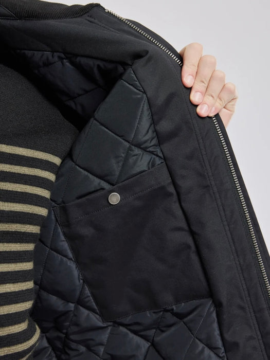 Armor Lux Quilted Jacket in Black