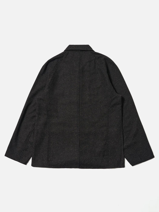 Universal Works Station Jacket in Salt & Pepper Tweed